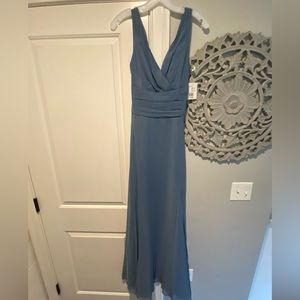 David’s Bridal MSteel colored dress